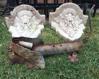 2 Lovely Concrete Wall Sconces
Cute Iron Weiner Dog