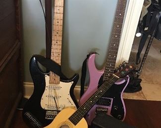 Collection of Peavey Guitars