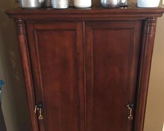 Beautiful Wine Cabinet/Pantry
Sweet Collection Of French Drop Coffee Pots and Several Very Old Cooking Utensils