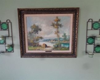 Columbo Original Oil on Canvas Landscape 