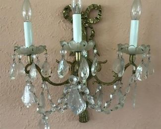 Pair of wall sconces