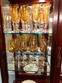 You have to love this amber glassware!