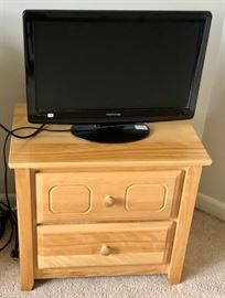 TV monitor and end table