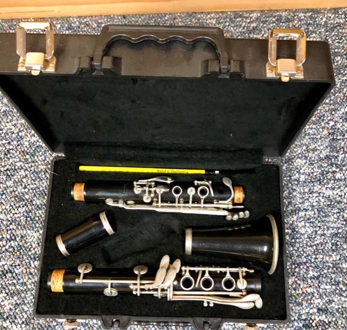 Clarinet and case