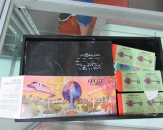 Original opening day of Epcot ticket