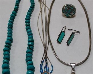 Sterling , Turquoise  Jewelry 