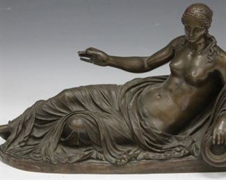 LOT #5017 - BARBEDIENNE (1810-1892), FRENCH BRONZE STATUE