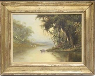 LOT #5027 - FORTUNATO ARRIOLA (1827-1872), OIL ON CANVAS