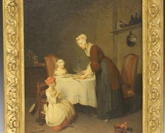 LOT #5067 - PAINTING SIGNED AFTER JEAN BAPTISTE-SIMEON CHARDIN
