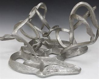 LOT #5105 - WILLIE JOSEPH, SCULPTURE, "SCRAMBLED BRAINS"