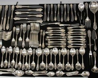LOT #5133 - LOT OF (106) PCS. STERLING SILVER FLATWARE