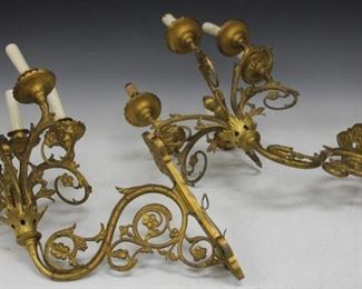 LOT #5269 - PAIR OF VINTAGE HANGING LIGHT FIXTURES