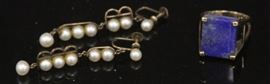 LOT #5319 - LOT OF (2) VINTAGE 10KT GOLD JEWELRY