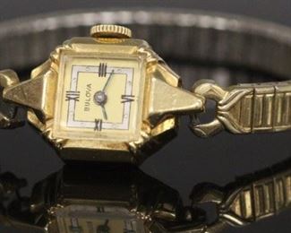 LOT #5331 - LOT OF (2) 14KT GOLD WATCHES