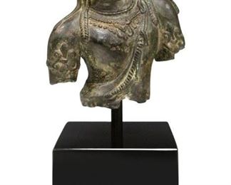 LOT #5366 - AVALOKITESVARA BRONZE FIGURE WITH STAND
