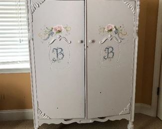 Antique wardrobe, super cute!