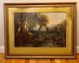 Large picture purchased in Rome, Ga in the 1920's