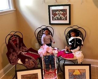 My Twin dolls, extra clothes and more