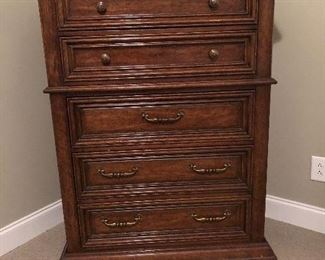 Matching 5 drawer chest.