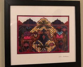 Original art, signed, wonderful colors!