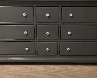 Local piece "Hartford House" nine drawer chest.