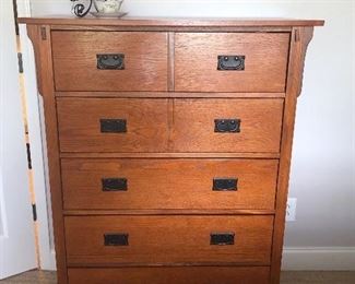 Mission style chest