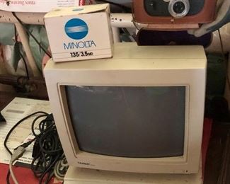Vintage Tandy computer with monitor!