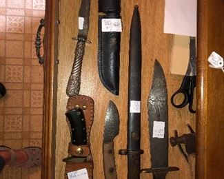 Few of the knives we have found.