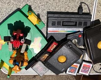 Vintage Power Rangers 1994 'Mighty Morphin' , Atari with controls, games... 'Trak-ball'