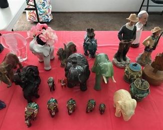 Elephant figurines