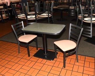 chairs and tables