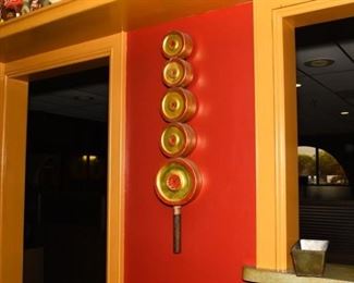 Old MGM movie prop, Roman standard from Ben Hur.