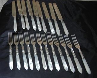 Mother of Pearl and Sterling