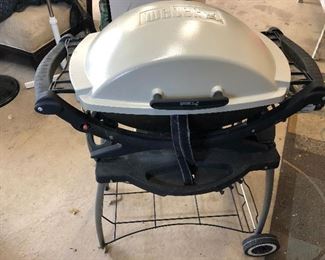 weber grill and stand