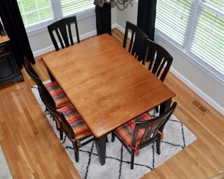 6 chairs & dining table (set)