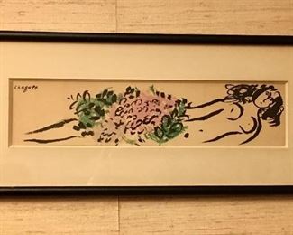 Chagall Signed vintage piece