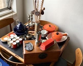 Mid Century Modern Dining Chair and Table