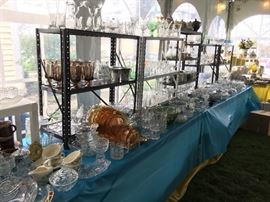 All kinds of glassware!