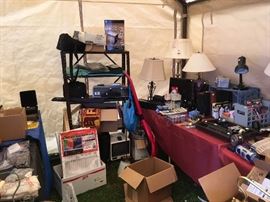 Lamps, tools & electronics