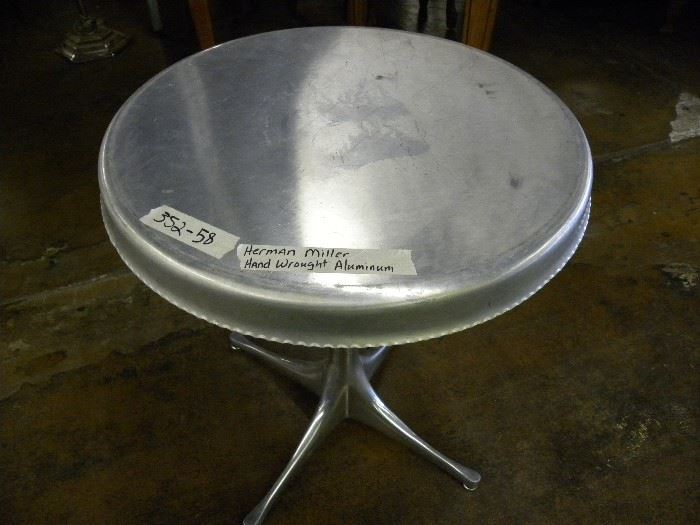 Herman Miller Hand Wrought Aluminum Table