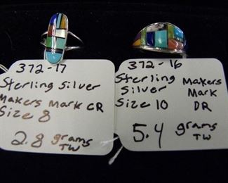 Sterling Silver Turquoise Rings