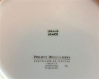 Philippe Deshoulieres - French Porcelain De Limoges France Dinnerware