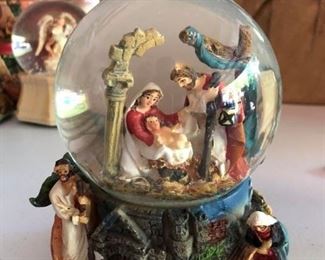 Large Christmas Globe Collection