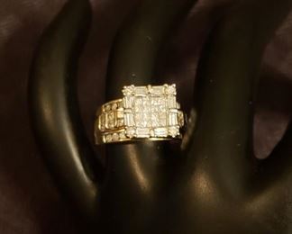 14k gold diamond ring w/ appraisal