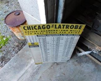 Chicago-Latrobe Tap Drill Metal Chart 