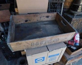 B & G Pie Company Crate