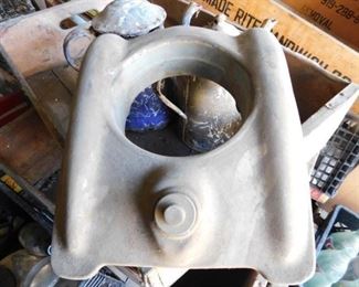 Unusual Old Gas Tank