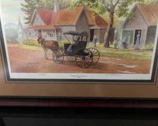John Kollock print. The Mauldin House, Clarkesville 1906.  324/750