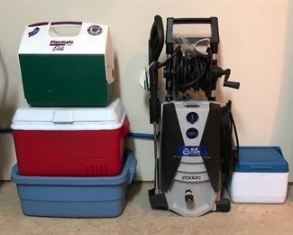 Coolers, AR Blue Clean Power Washer 2000 PSI presser washer...