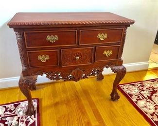 Ornate and Beautiful Side Table with Drawers